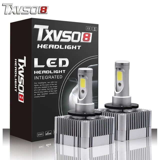 

D1S/D3S Fog Light Bulbs COB Chips 26000LM 6000K Auto H7 Headlight H4 For V.W Passat B6 B7 Polo Jett.a MK6 Golf 4 5 6 7 Tiguan