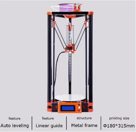 Cheap 2017 LCD Diy 3d Metal Printer, Large Printing Size 3d-Printer Delta Kossel 3d Printer Kit Cheap 2017 LCD Diy 3d Metal Printer, Large Printing Size 3d-Printer Delta Kossel 3d Printer Kit