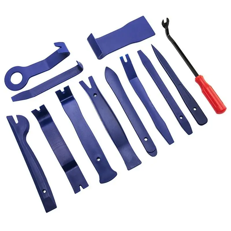 

12Pcs/set Portable Auto Car Radio Panel Door Clip Panel Trim Dash Audio Removal Installer Pry Kit Repair Tool Pry Tool