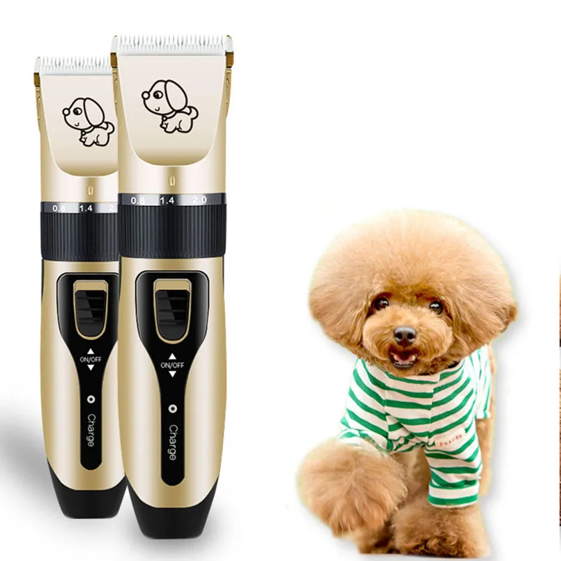 

Rechargeable Grooming Hair Trimmer for Cat Dog Pet Professional Low-Noise Electric Pet Hair Clipper Shaver Set USB Haircut