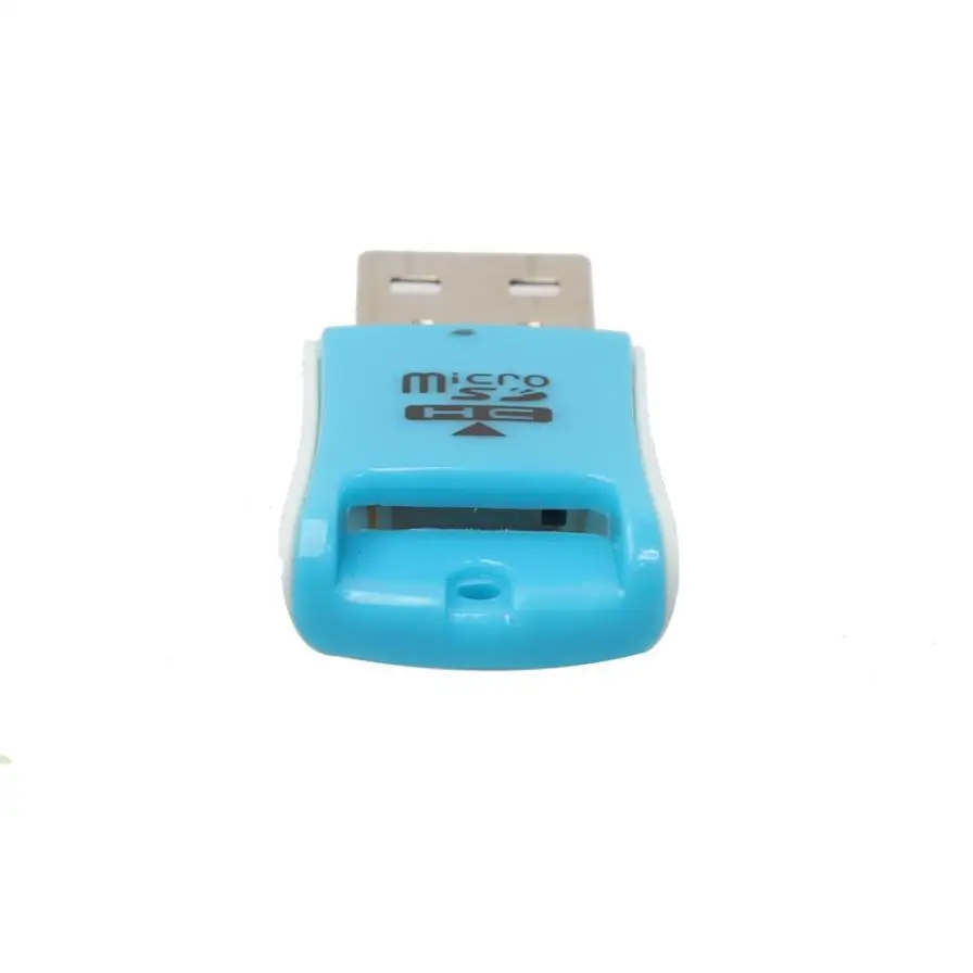 Malloom Высокоскоростной мини USB 2,0 Micro SD TF T-flash считыватель карт памяти адаптер для ПК ноутбука Lector De Tarjetas синий