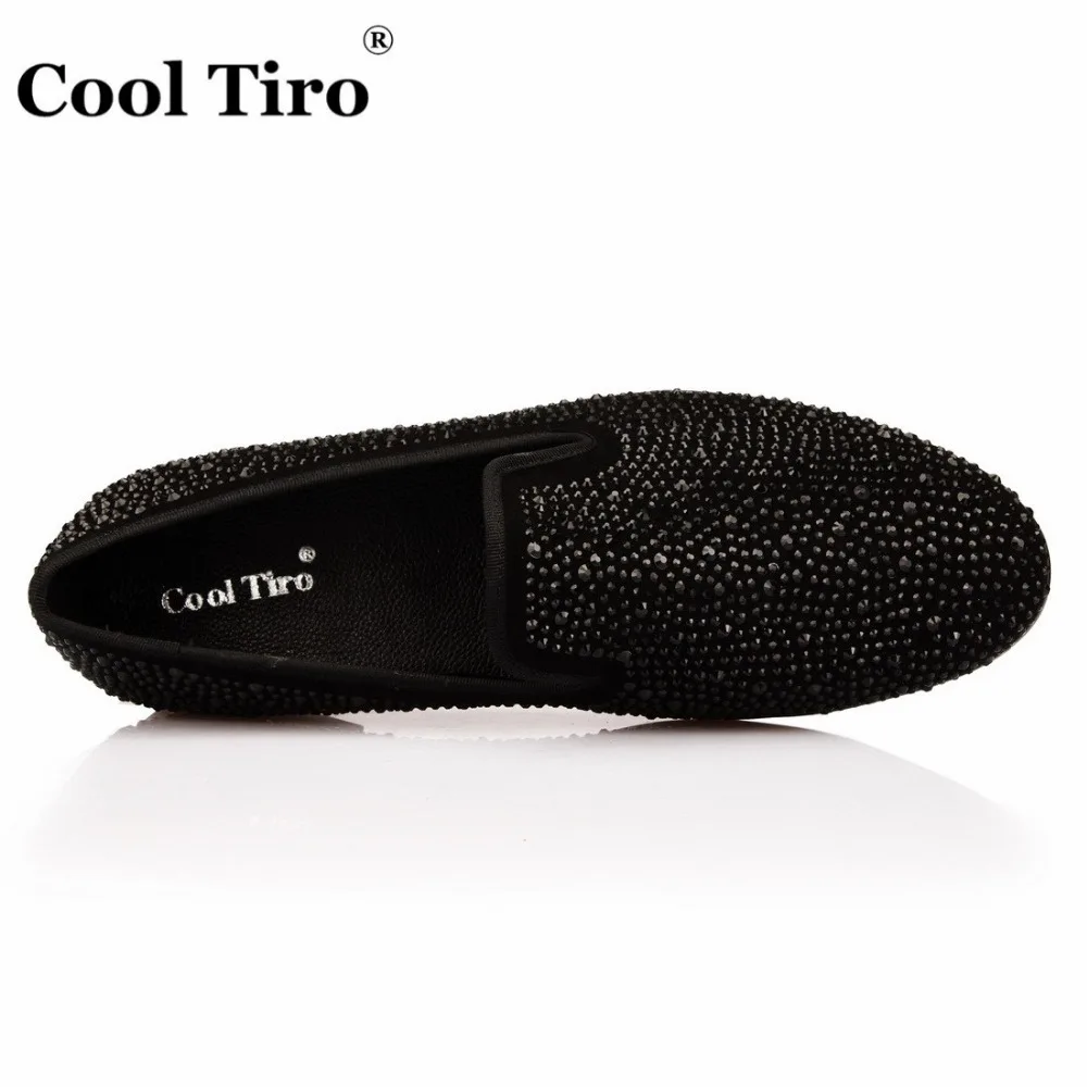 Крутые мужские черные замшевые туфли TIRO; модные тапочки для курения; Роскошная обувь; лоферы из натуральной кожи на плоской подошве
