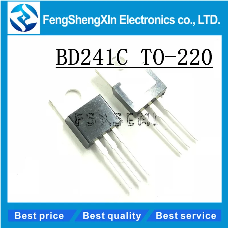 10Pcslot Bd241C To 220 Bd241 Silicon Npn Power Transistors huismerk kopen in de aanbieding