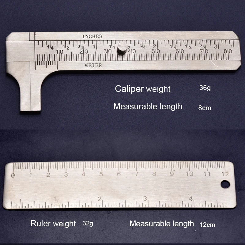 Guoyi Z007 Copper ruler Triangle ruler Caliper protractor teaching pen drawing Measuring Learn office school stationery Supplies