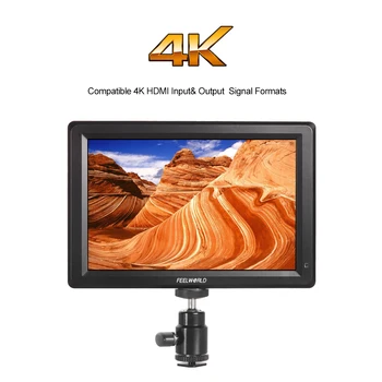 

Feelworld F7 7 Inch On-Camera Field Monitor With Full HD IPS Screen HDMI 4K UHD Input and Output for Canon Nikon DSLR Camera