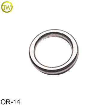 

Custom zinc alloy metal O ring buckle o ring for bag accessories 1cm