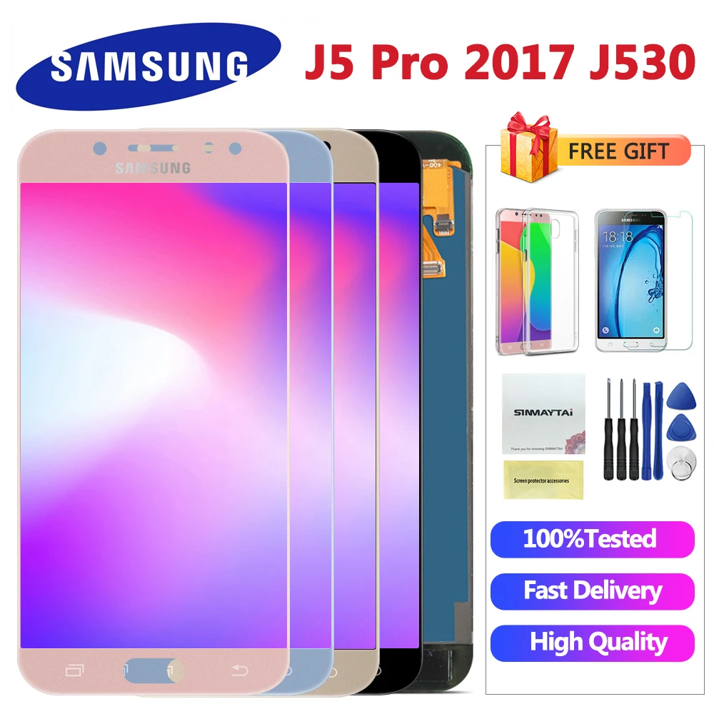 For Samsung Galaxy J5 Pro 17 J530 J530f Sm J530f Lcd Display Touch Screen Digitizer J530 Lcd J530f Lcd For Samsung J5 Pro 17 Buy At The Price Of 11 57 In Aliexpress Com