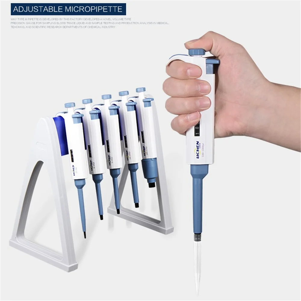 

20-200ul lab Single Channel Manual Adjustable micropipette Toppette Pipette Continuous Number Lab Supplies