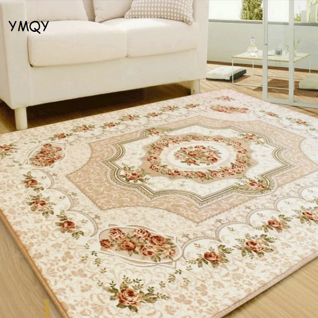 

Luxuy Europe Living Room Carpet Chair Yoga Mat Jacquard Sofa Floor Mats Doormat Rugs and Carpets Shaggy Area Rug for Home YMC13