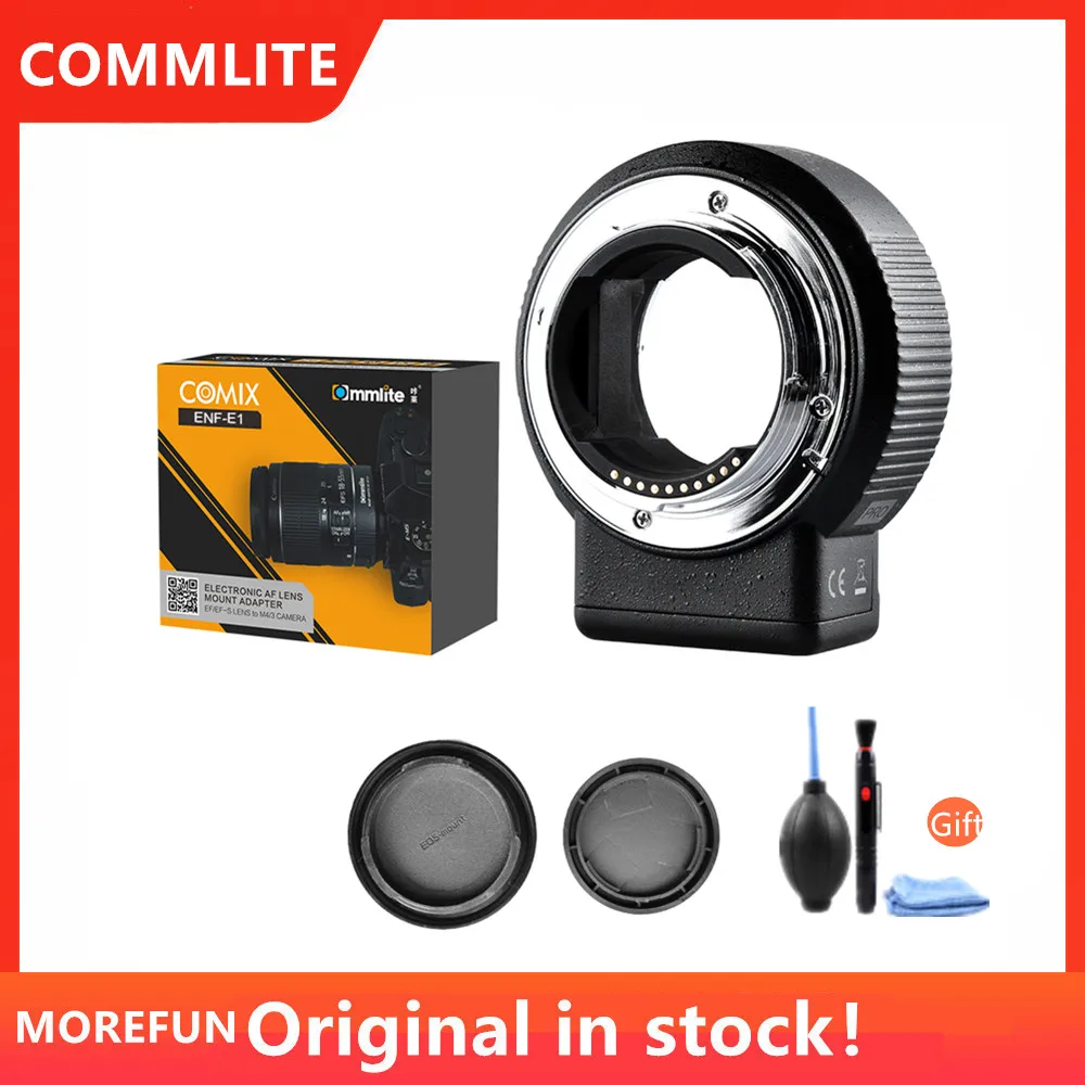 

Commlite CM-ENF-E1 Pro Auto Focus Lens Mount Adapter for Nikon F Lens to Sony E Mount A9 A7II A7R3 A7M3 A7SII A6300 A6500 A6100