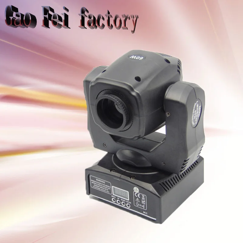 

7 Colors 60W DMX512 Sound Control moving gobo Stage Lighting Effect 11 Channels Changing Head Moving LED Light