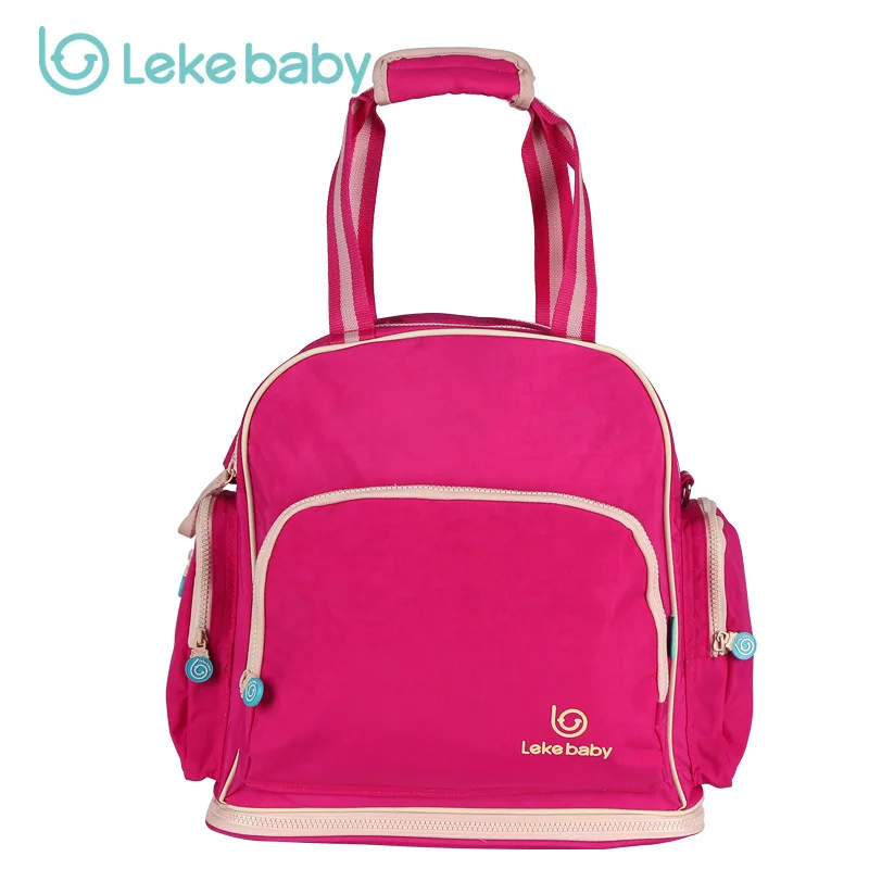 LEKEBABY Waterproof Bag Baby Nappy Backpack Large Baby Diaper Organizer