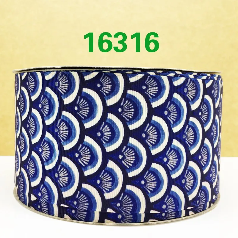 50 двор мультфильм печатных Grosgrain ленты 16309 - Цвет: 16316