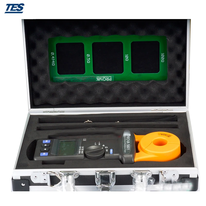 PROVA 5601 Non kontak Clamp on Tanah Resistance Tester Meter 23mm Jaw