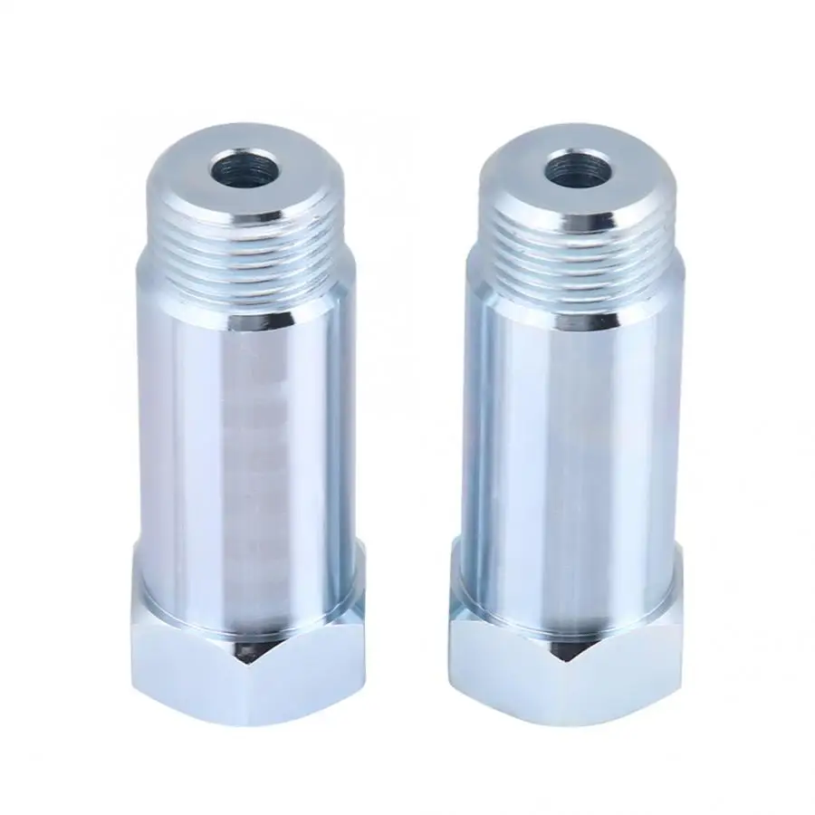 

1 Pair Stainless Steel Universal Straight O2 Oxygen Sensor Extension Spacer M18*1.5