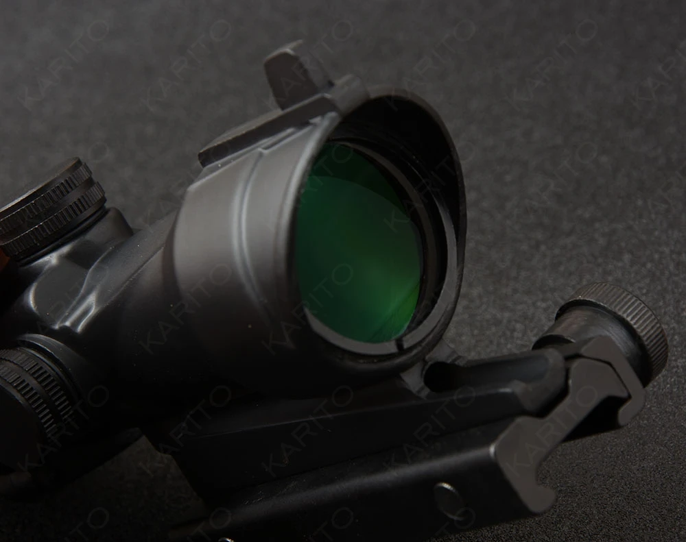 Тактический trijicon acog Стиль 4x32 винтовки прицел с Пикатинни Крепление база M2833