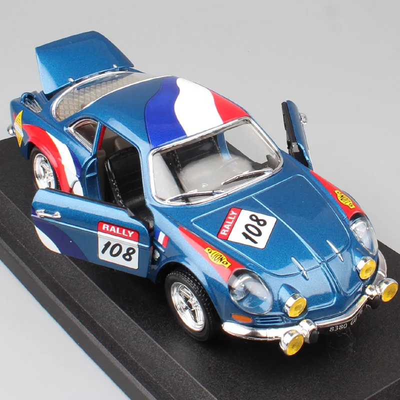 1:24 Масштаб BBurago Мини Классический RENAULT Alpine A110 1600S ралли спортивный Monte Carlo WRC литая модель игрушечная машинка для мальчиков коллекция