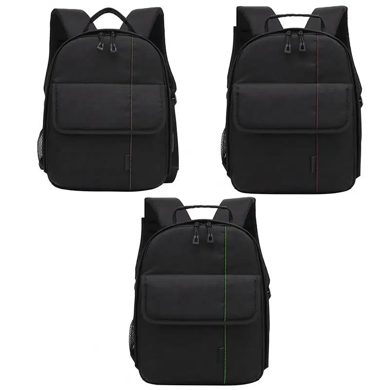 Waterproof Outdoor Backpack Ergonomic Breathable Fashion Nylon Camera Video Case Bag with External Stand Holder for