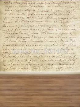 

5X7ft Art fabric photography alphabets and wood floor backdrop N003