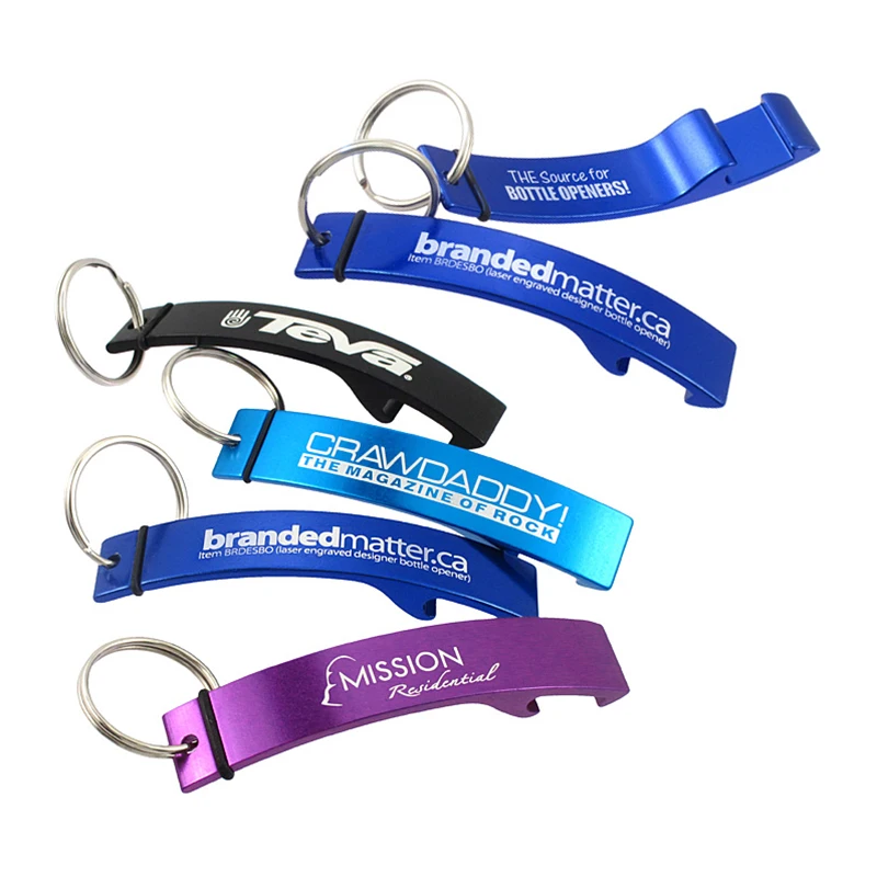 Custom Personalized Logo Metal Keychain Bottle Opener Corporate Gift