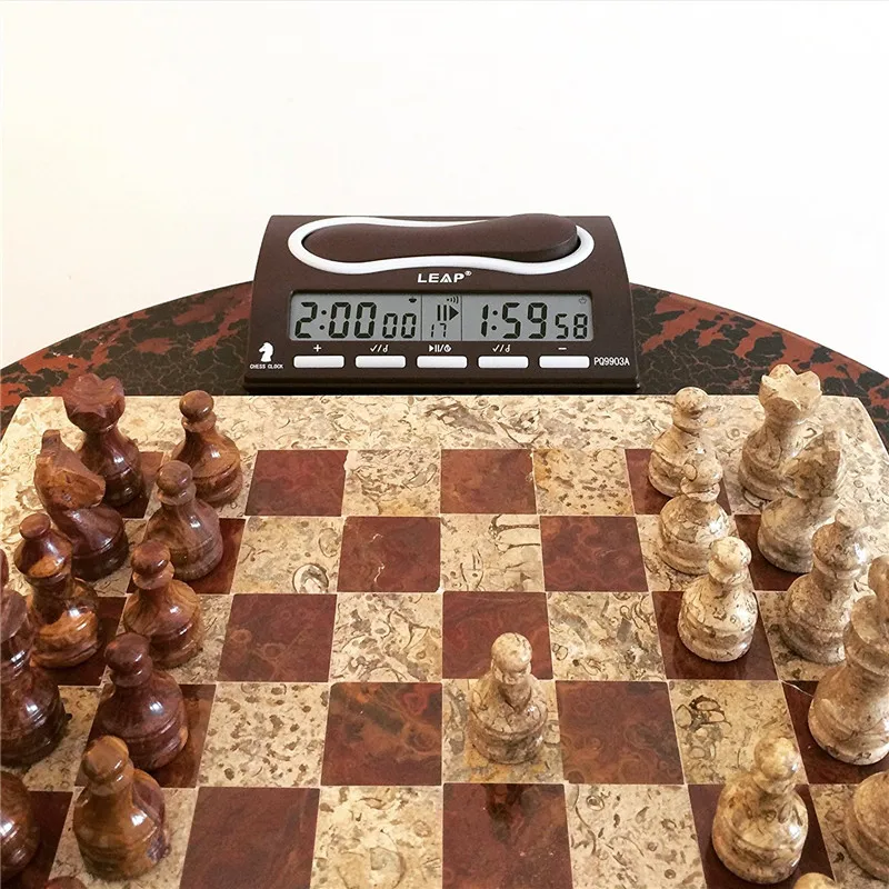 HOT ! Professional Compact Digital Chess Clock Count Up Down Timer Electronic Board Game Bonus