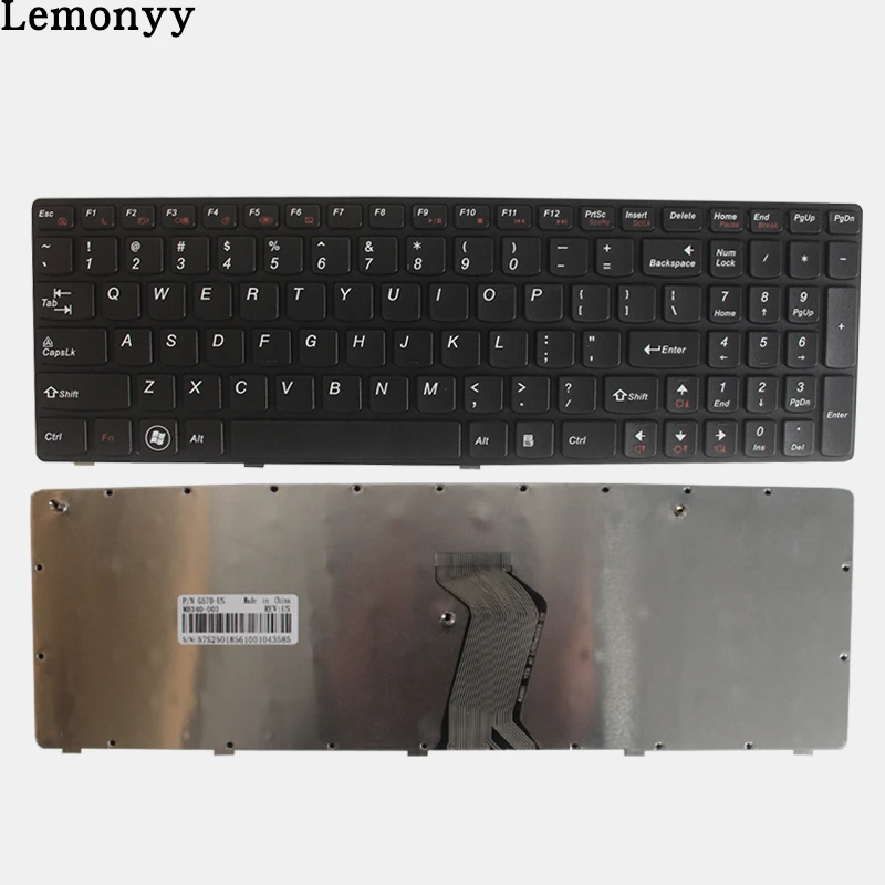 Новая клавиатура США для IBM LENOVO Ideapad G575 G570 Z560 Z560A Z560G Z565 G570AH G570G G575AC G575AL G575GL US клавиатура для ноутбука