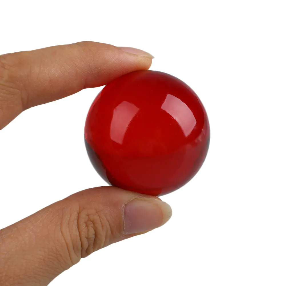 40mm Quartz Red Crystal Ball