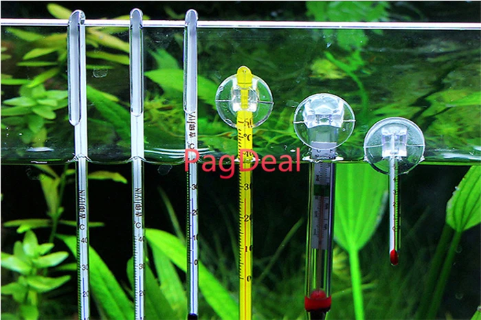 Стеклянный термометр для аквариума, висячий термометр для аквариума, прибор для контроля температуры, бытовой измерительный прибор
