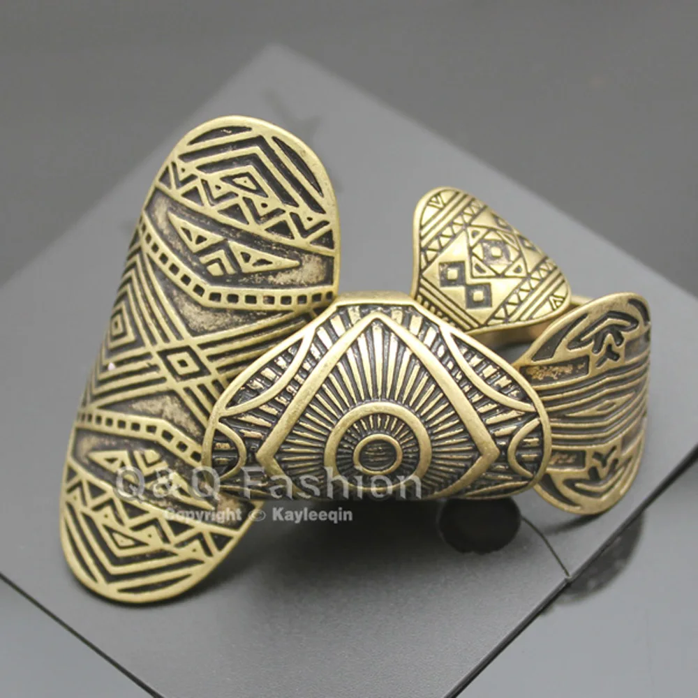 Женский винтажный браслет Anel Anillos набор из кольца на палец с индийским календарем