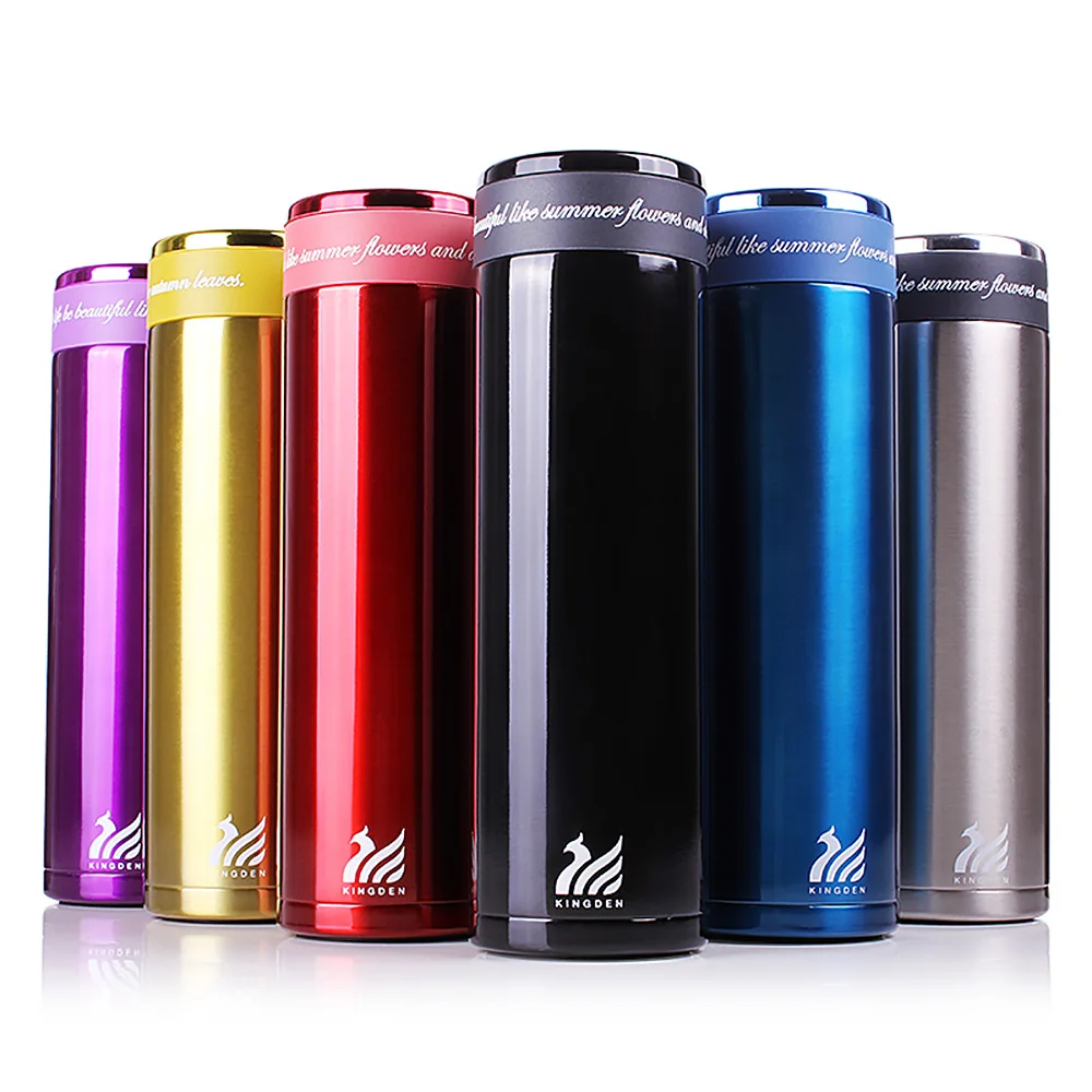 Elegant Bright Color Insulated Thermos Bottle For Christmas Gifts Stainless Steel Water Bottle