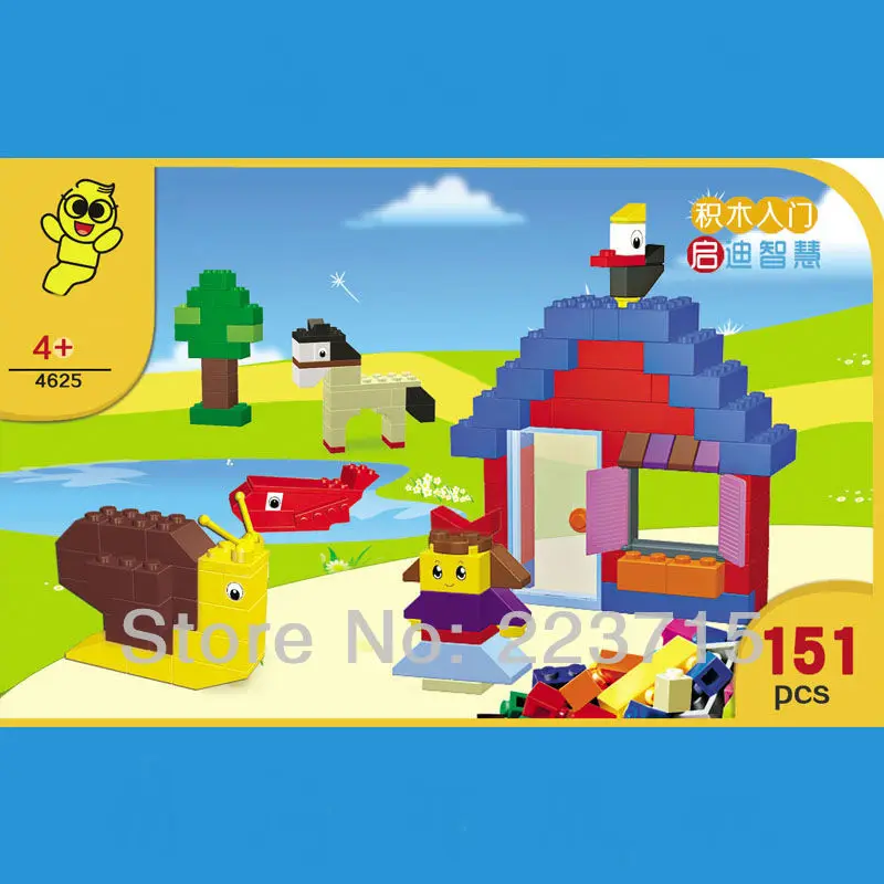 

Free Shipping!*Junior Builder Pack 6* DIY enlighten block bricks,Compatible With Assembles Particles