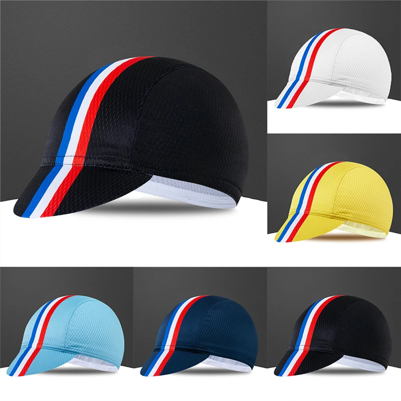 新しいバイクキャップスペインフランスイタリア旗サイクリング帽子通気性gorra Ciclismoクイックドライ帽子スポーツキャップバンダナメンズ 女性 サイクリングキャップ Aliexpress