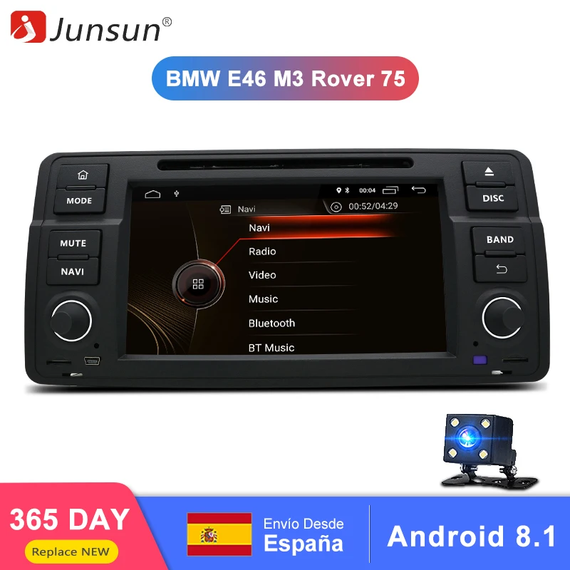 Junsun 7 &quotнавигация wifi Android 8 1 2 + 32 ГБ Автомобильный мультимедийный плеер с