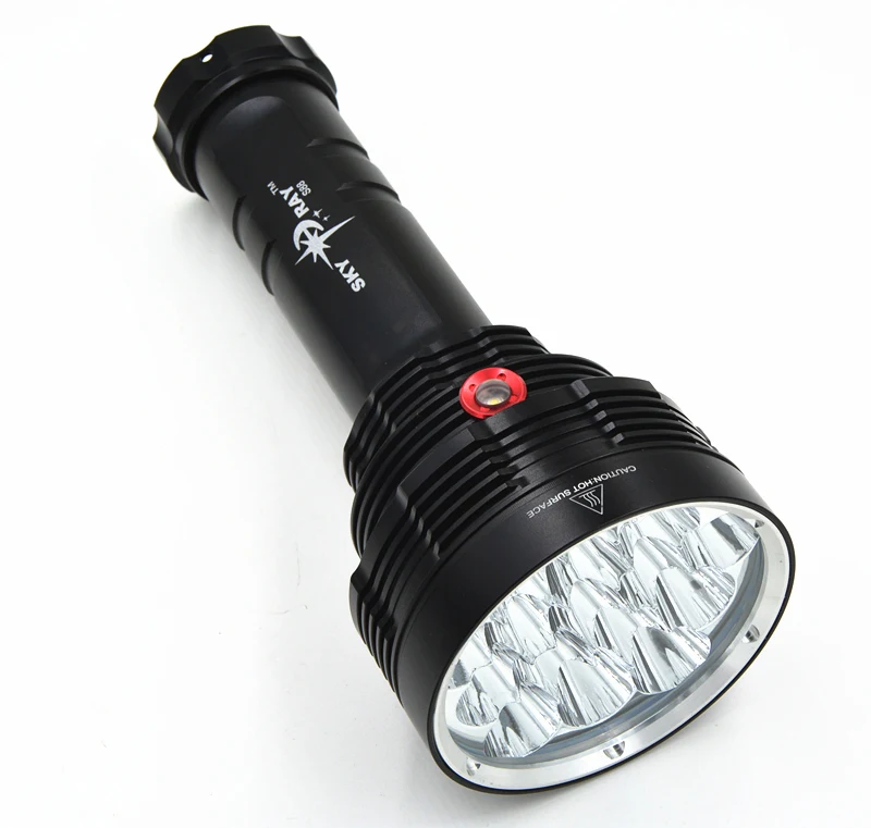 

2015 New SKYRAY 20000 Lumens 16x CREE XML T6 LED Flashlight Torch 18650 Lamp for Camping,Hiking,Free Shipping