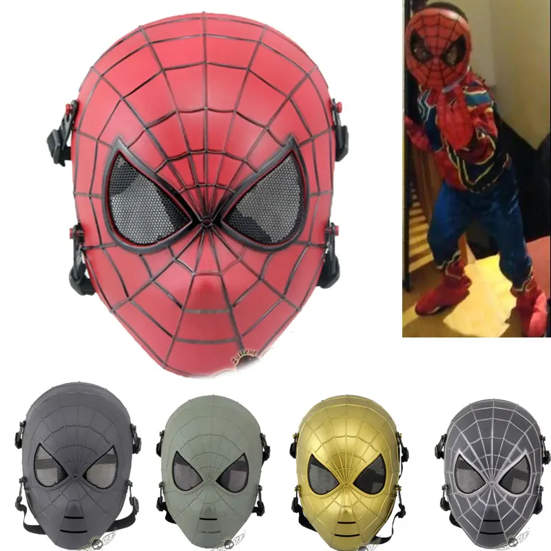 

Homecoming Spider Sight Mask Protective Film Halloween Dance Move Full face masks