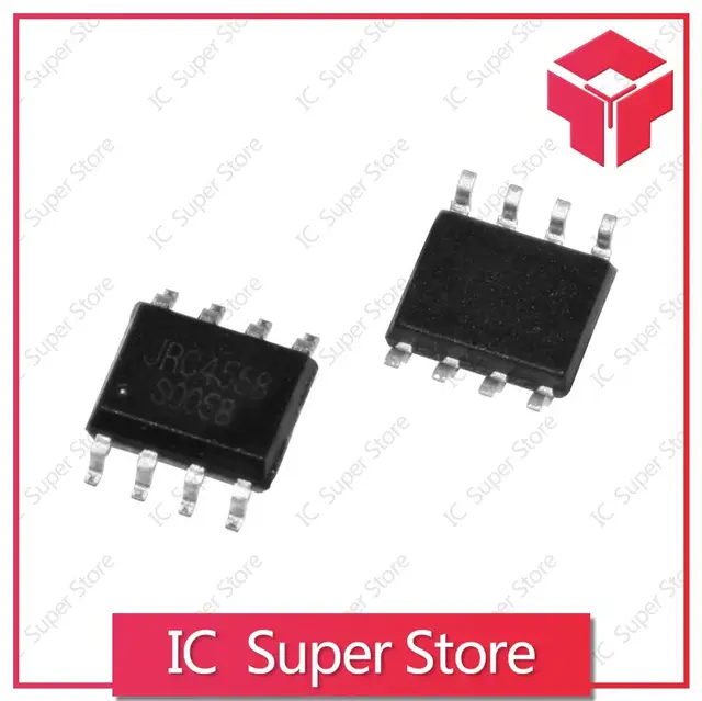JRC4558D NJM4558D Dual Channel High Gain Operational Amplifier DIP8