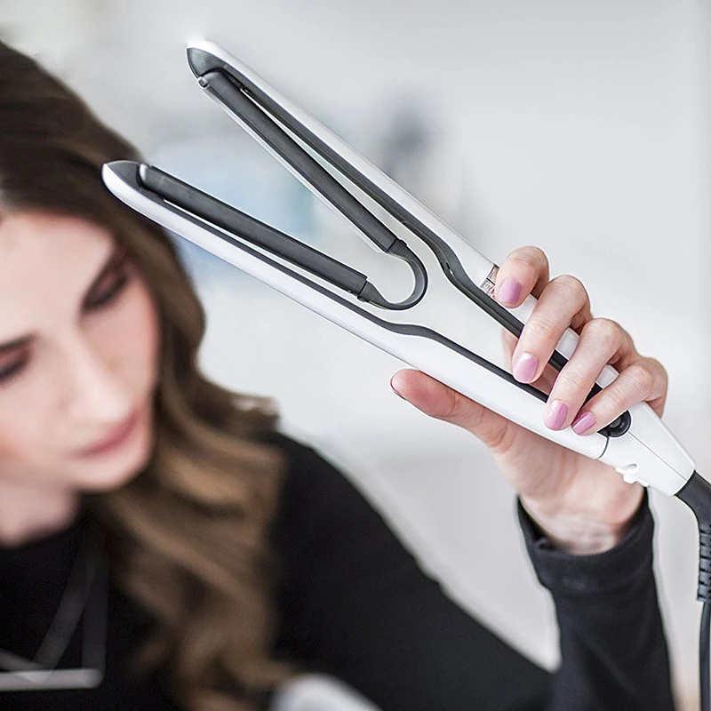

Hair Curler Floating Air Plate and Surface Straightening Dual Purpose Splint 3D Straightner Hair Device Bangs Curler A26