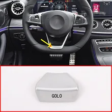 Рулевого колеса автомобиля Стикеры эмблема 3D Стикеры s для AMG логотип для Mercedes Benz новый C E Класс Авто аксессуары