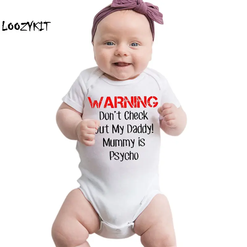 

Loozykit Newborn Toddler Infant Baby Girls Boys Sleeve Letter Romper Cotton Jumpsuit Outfit Sunsuit Clothes 0-24M