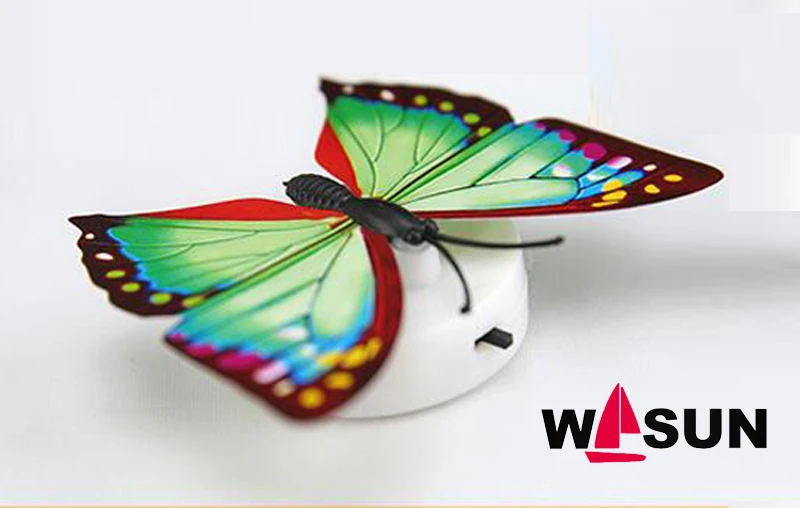 lovely creative color changing butterfly led night lights lamp beautiful home decorative wall nightlights random decor - Decorative Night Lights lovely creative color changing butterfly led night lights lamp beautiful home decorative wall nightlights random decor - Decorative Night Lights