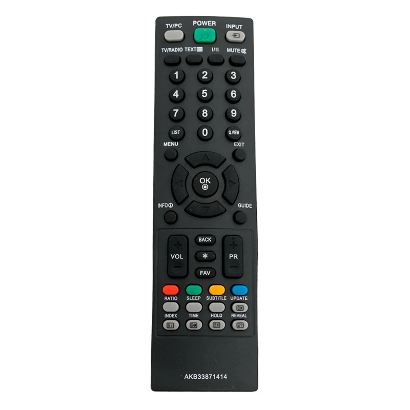 

Akb33871414 New Tv Remote Control For Lg 19Lg3000-Za Flatron M228Wd M197Wd M227Wd-L M227Wdj
