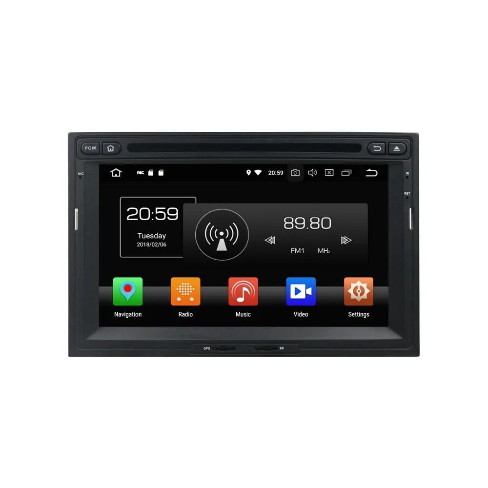 Discount 4GB RAM Octa Core 7" Android 8.0 Car DVD Radio for Peugeot 3008 5008 Partner /Citroen Berlingo GPS Bluetooth WIFI USB 32GB ROM 1