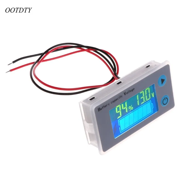 OOTDTY 10-100 в универсальный вольтметр емкости батареи тестер ЖК-дисплей Автомобильный свинцово-кислотный индикатор