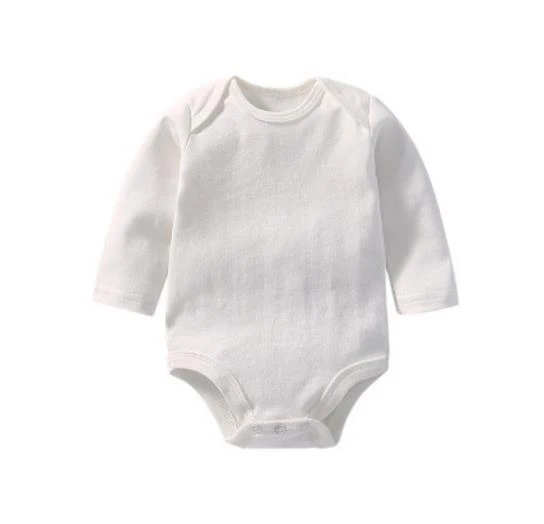 Детская одежда унисекс; маленький хлопковый костюм для новорожденных; одежда для маленьких мальчиков и девочек; Детский комбинезон; зимняя одежда; Прямая поставка - Цвет: white