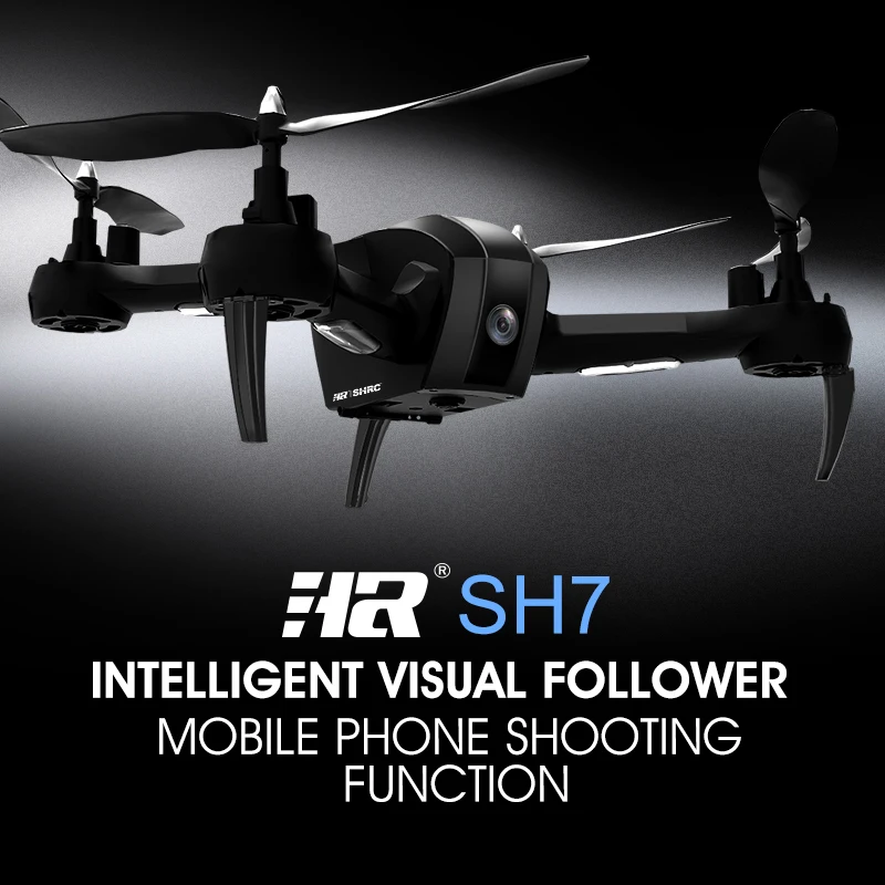 HR SH7 1080 P WI-FI FPV HD Камера Радиоуправляемый Дрон квадрокоптер комплект высота