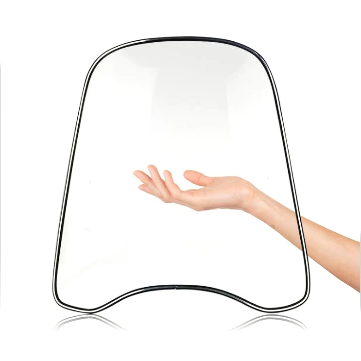 

5% Universal Motorcycle Windscreen Windshield Wind Deflectors Scratch Resistant Scooter Dirt Street Bike