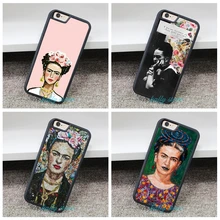 Фрида Кало мода телефон Обложка Case для iphone 4 4S 5 5S 5C SE 6 6 s 6 плюс 6 s плюс 7 7pus и cc84