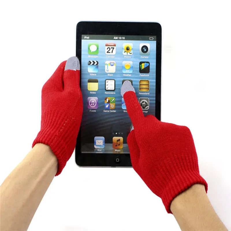 Magic Touch Screen Gloves Texting Smartphone iphone Stretch Winter Knit Gloves guantes eldiven handschoenen 40FE1802