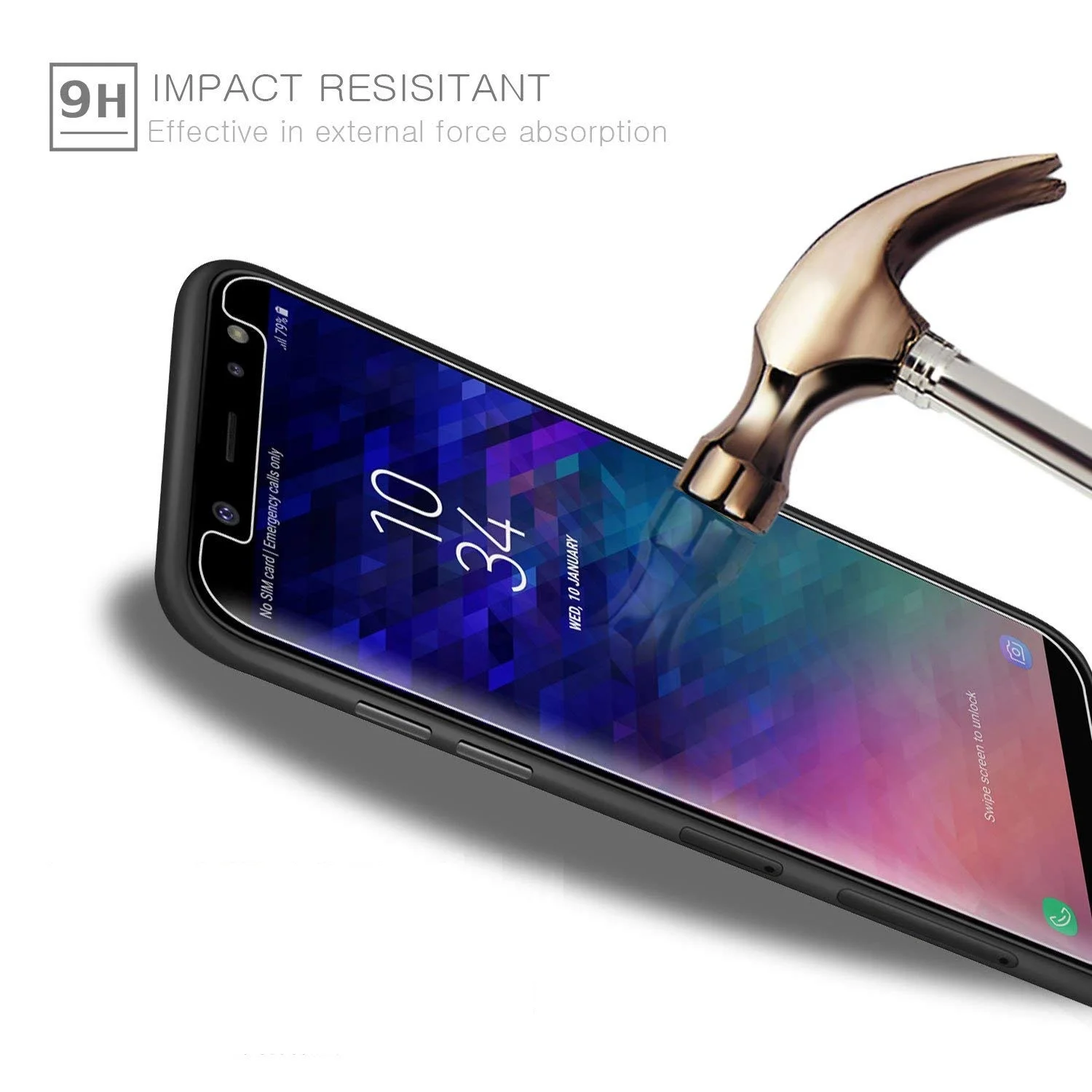 Закаленное стекло для Samsung Galaxy A6 A8 Plus Duos 2018 A600 A530 Защита экрана A7 A9 A750F защитная