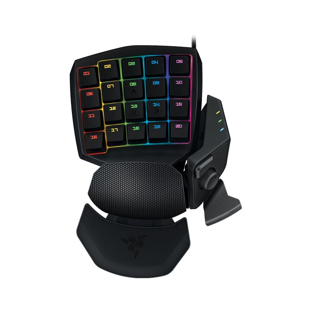 

Razer Orbweaver Chroma Mechanical Keyboard 30 Progammable Keys Wired Gaming Keyboard One-hand RGB Backlit Black